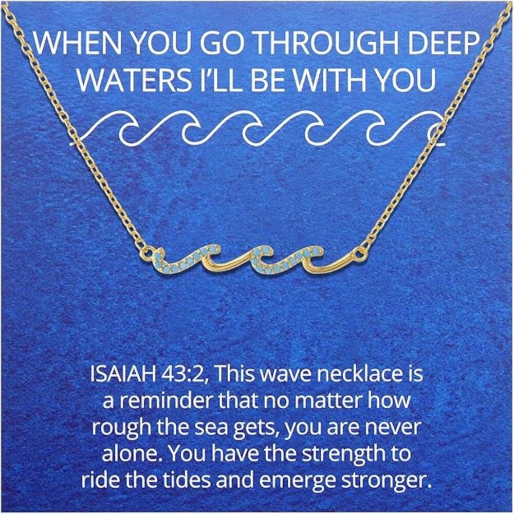 NEW! Women Necklace, Christian Encouragement Gift, Bible Verse Gifts